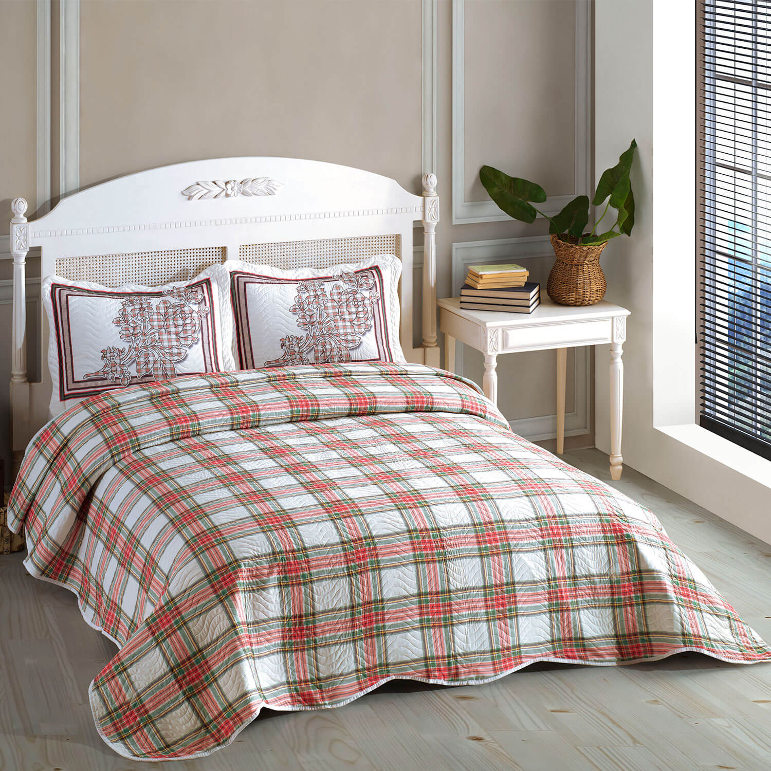 Örtüm Adore Çift Kişilik Kapitone Yatak Örtüsü